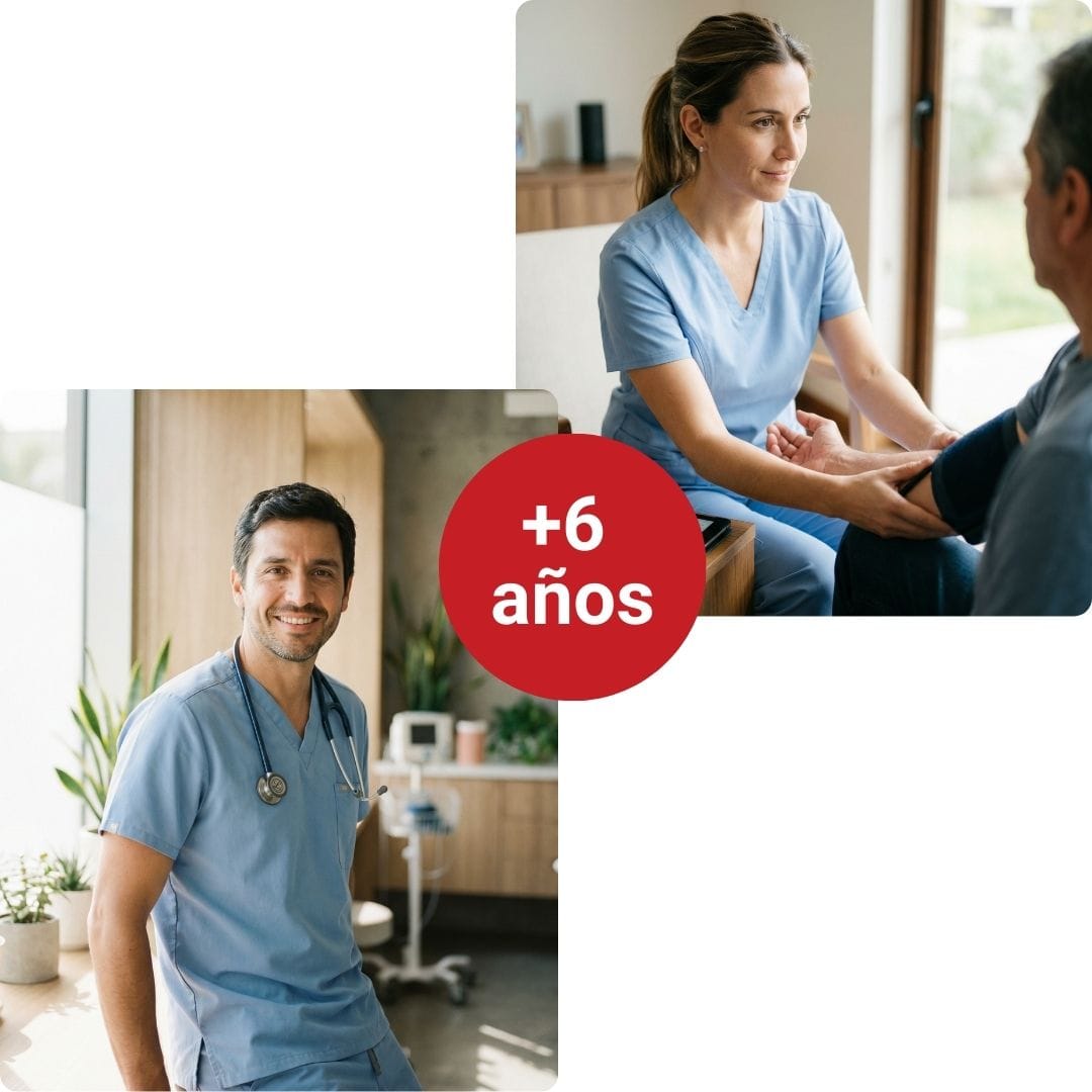 Consulta médica a domicilio en Ñuñoa para adultos